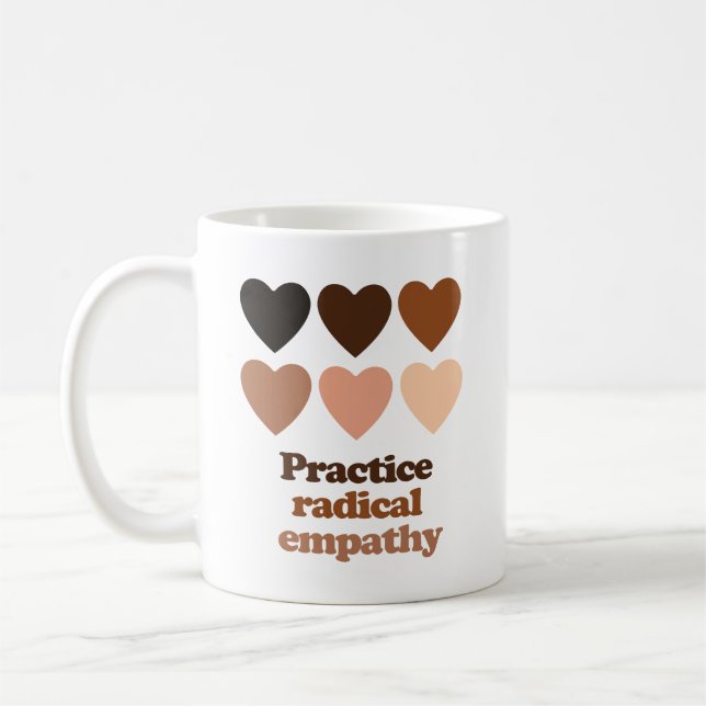 Caneca De Café Pratique Empatia Radical (Esquerda)
