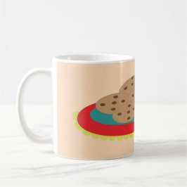 Caneca De Café Prato de Biscoitos
