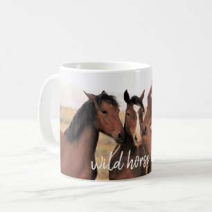 Caneca De Café Prato de Cavalo Selvagem