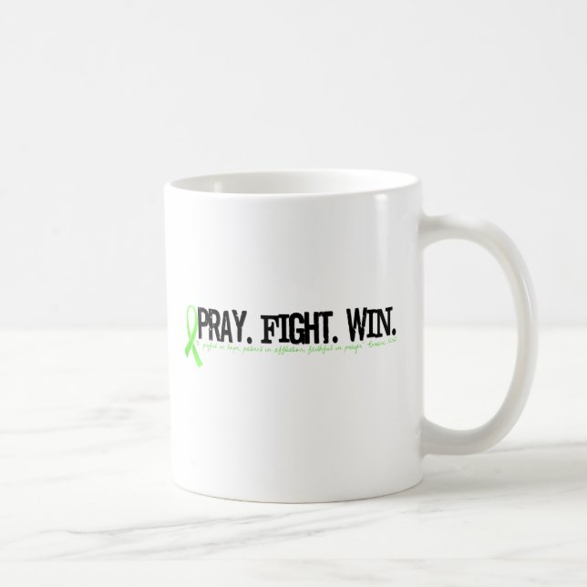 Caneca De Café PrayFightWin (Direita)