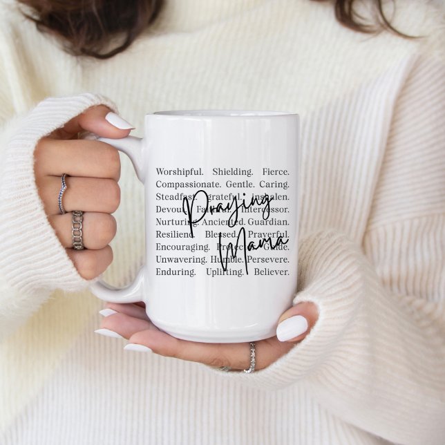Caneca De Café Praying Mama Coffee Mug (Praying Mama coffee mug.)
