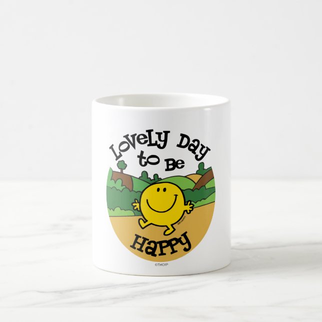 Caneca De Café Prazer Em Ser O Sr. Happy (Centro)