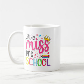 Caneca De Café Pré-escola Little Miss Ck para meninas pré-escolar