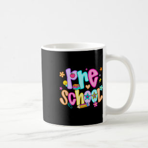Caneca De Café Pré-escolar Elegante Feliz Primeiro Dia De Aula Pr