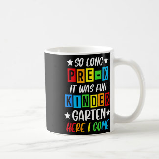 Caneca De Café Pré-k Formando 2025 Graduação pré-escolar 2025 Tão