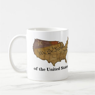 Caneca De Café Preâmbulo da Constituição dos Estados Unidos