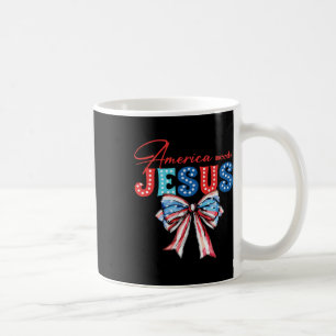 Caneca De Café Precisa de Jesus Arco Cristão Patriótico 4 De Julh
