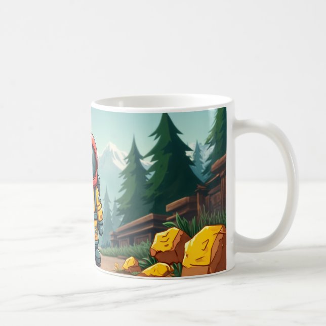 Caneca De Café Precisa de mais Fazenda — Mineiro de desenho inspi (Direita)