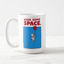 Precisa de um Espaço Balão de Astronauta Engraçado