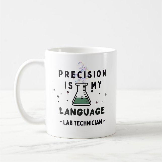 Caneca De Café Precision is My Language – Detail-Driven Pro (Esquerda)