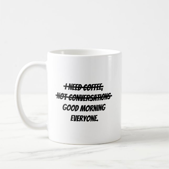 Caneca De Café Preciso de café (Esquerda)