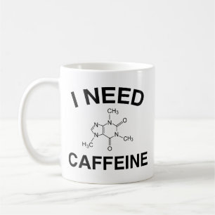 Caneca De Café Preciso De Cafeine Coffee Mug