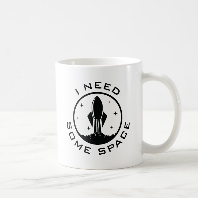 Caneca De Café Preciso De Espaço (Direita)