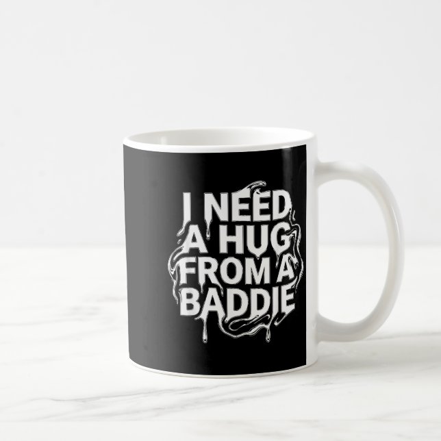 Caneca De Café Preciso de um Abraço de uma Vilã (Direita)