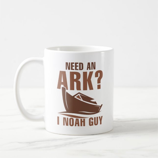 Caneca De Café Preciso De Uma Arca Para A Cara Noah (Esquerda)