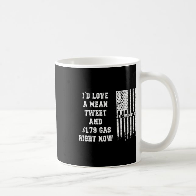 Caneca De Café Preços do Gás Dia de os pais Pro Trump Média Tweet (Direita)
