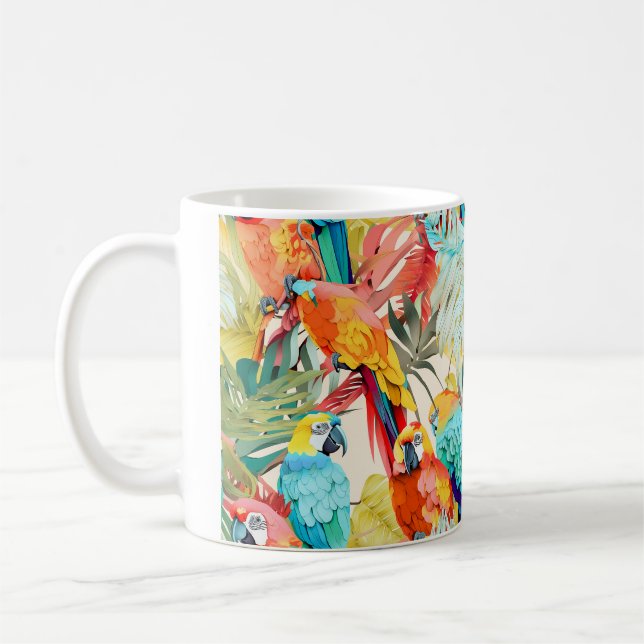 Caneca De Café Preencher peças de papel (Esquerda)