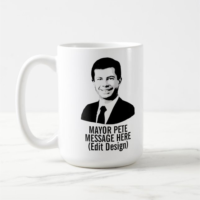 Caneca De Café Prefeito Pete Personalizado (Esquerda)
