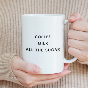 Caneca De Café Preferência de Bebida Engraçada