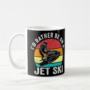 Caneca De Café Preferencialmente Id em um Jet Ski Vintage Jet Ski