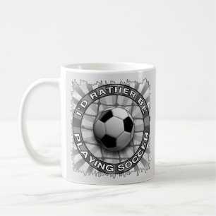 Caneca De Café Preferencialmente Joga Futebol