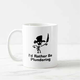 Caneca De Café Preferencialmentes de Id Pirata estão pilhando