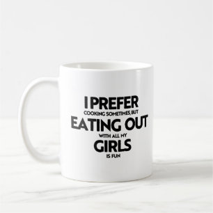 Caneca De Café Prefiro comer garotas