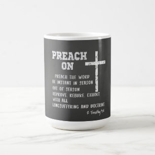 Caneca De Café Pregar sobre a Apreciação do Pastor com a Bíblia K