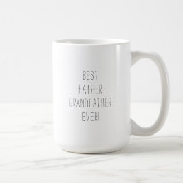 Caneca De Café Pregnancy Announcement Best Father Grandfather