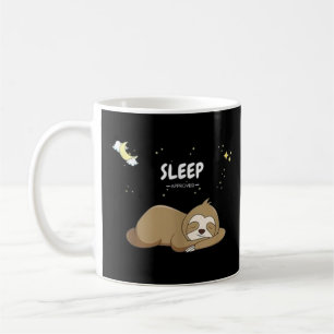Caneca De Café Preguiça Aprovada pelo Sono - Roupas para Dormir -