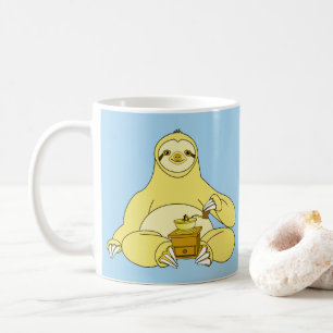 Caneca De Café Preguiça bonito