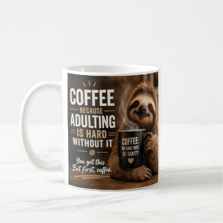 Caneca De Café Preguiça com uma vista interessante em direção ao