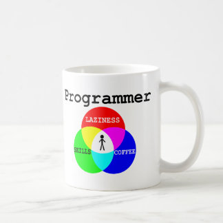 Caneca De Café Preguiça da intersecção do programador,