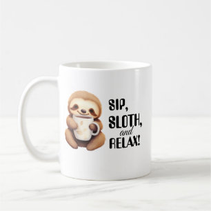 Caneca De Café Preguiça Fofa, Manhã Divertida, Presente para Aman