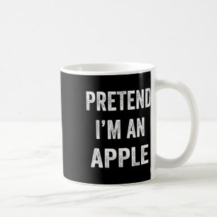 Caneca De Café Preguiçoso Halloween Fingir Eu sou Apple Dia de as