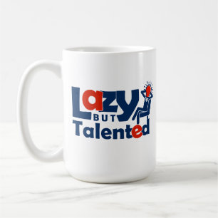 Caneca De Café Preguiçoso Mas Talentoso