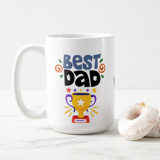 Caneca De Café Prêmio de Pai divertido Mug de café (Com Donut)