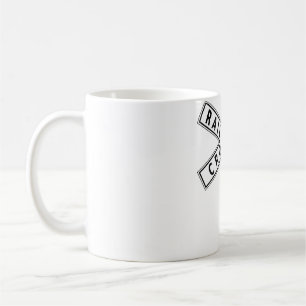 Caneca De Café Prêmio de Sinal de Cruzamento de Caminhos-de-Ferro