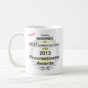 Caneca De Café Prêmio Nominador de café