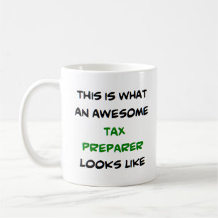 Caneca De Café preparador de impostos incrível