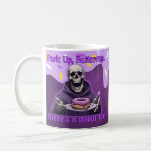Caneca De Café Preparar esqueleto do botão