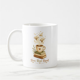 Caneca De Café Prepare. Leia. Repita. | Aconchegante Café & Amant