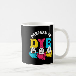 Caneca De Café Prepare para tingir meninos engraçados caçando ovo
