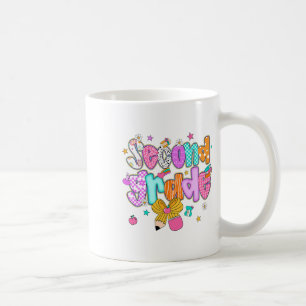 Caneca De Café Préppy Volta às Aulas 2ª Série Meninas com Laço Co