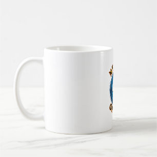 Caneca De Café Presas Crescentes Gato Preto de Halloween Morcegos
