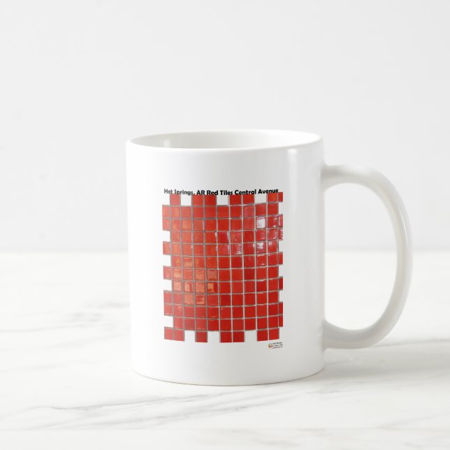 Caneca De Café Presas Quentes, AR Telhas Vermelhas Presentes Cent (Direita)