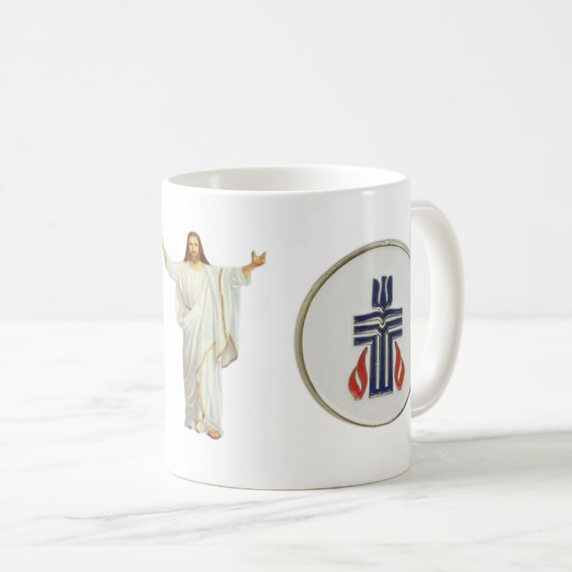 Caneca de Café Presbiteriano Presente Igreja (Frente Esquerda)