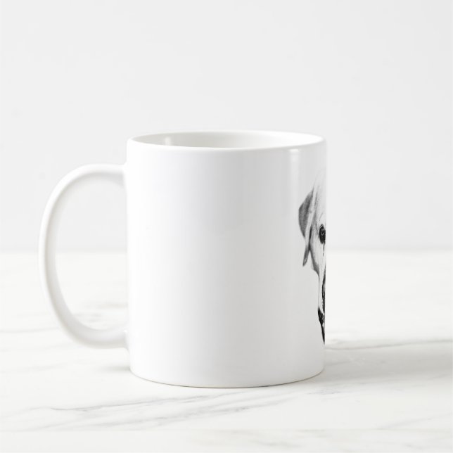 Caneca De Café Presença monocromática (Esquerda)