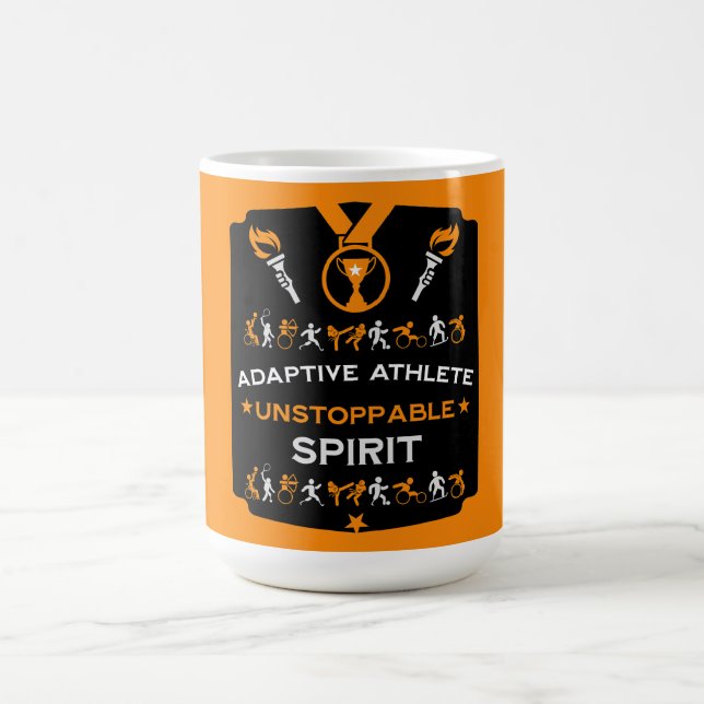 Caneca De Café Presente Adaptive Disabled Sports (Centro)