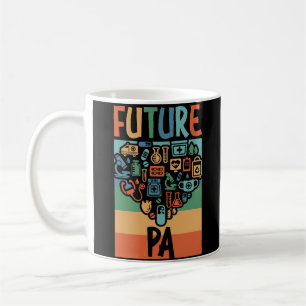 Caneca De Café Presente Assistente de Médico Engraçado Futuro PA 